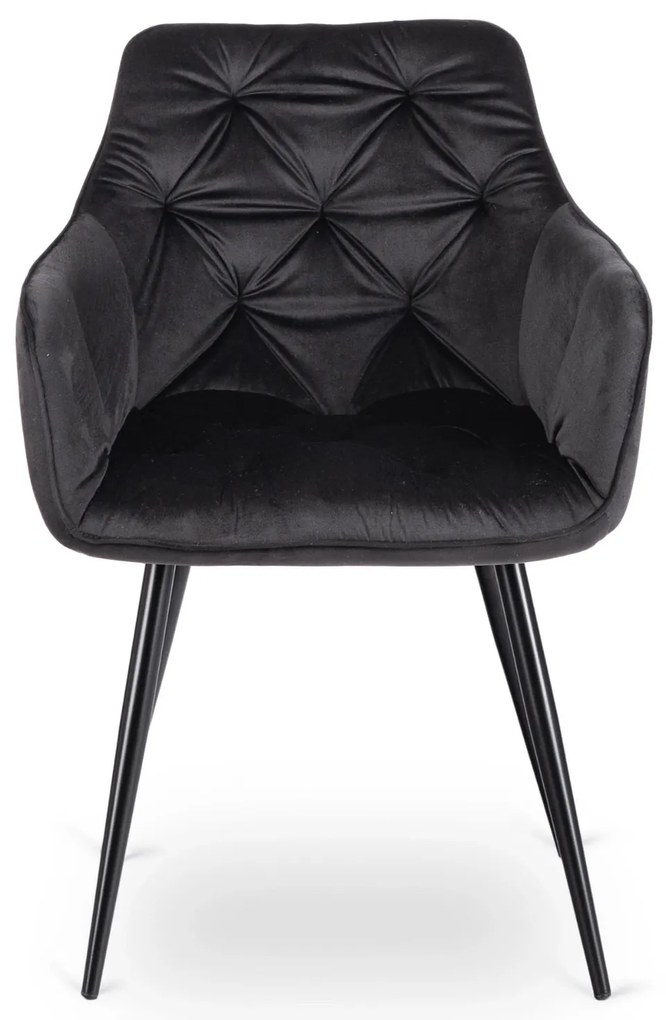 Fekete Bársony Étkezőszék. MODESTO