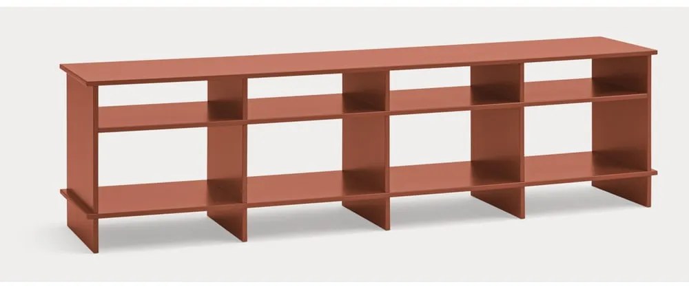 Téglavörös TV-állvány 180x50x40 cm Inari – Teulat