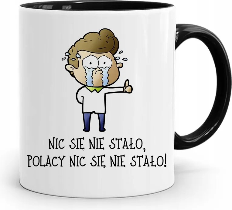 Szurkolóknak Szurkolói Bögre Fekete Ajándék fényképes nyomattal