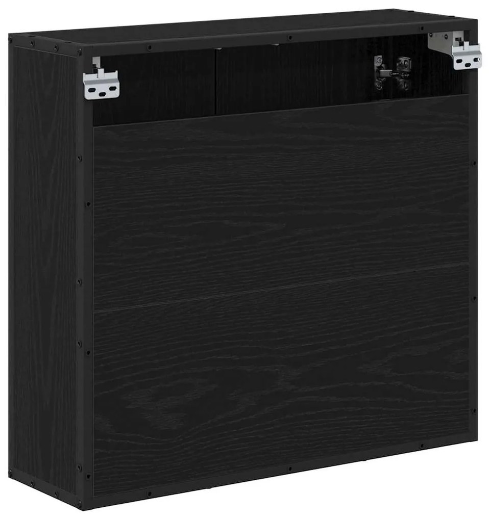 Fürdőszobai tükörszekrény Musta tammi 65 x 20 x 60 cm Faanyag