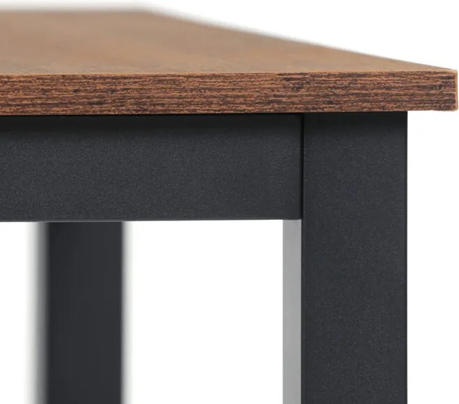 Étkezőasztal 110x70x75 cm, MDF, old wood, GDT-202 OLW2