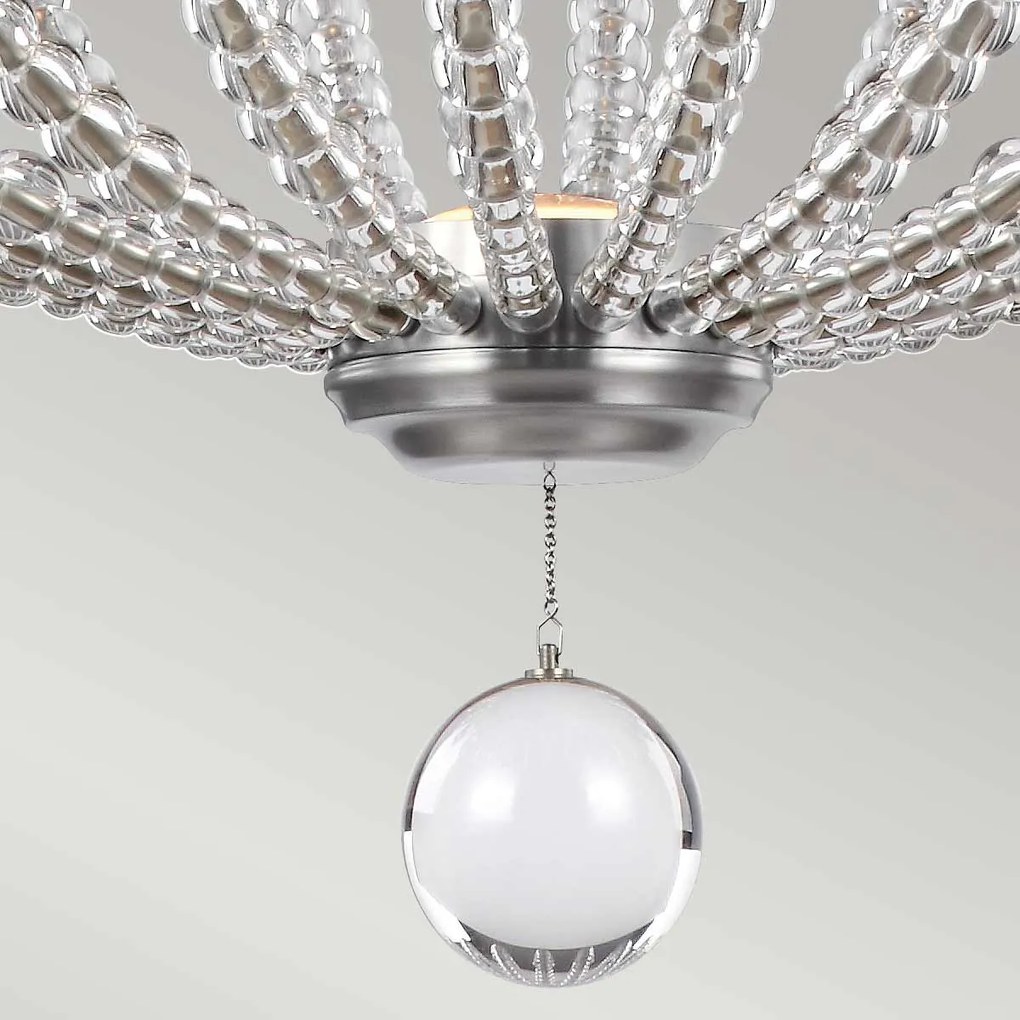 Feiss glamour kristály LED függeszték oberlin nikkel elsfe-oberlin-p-l