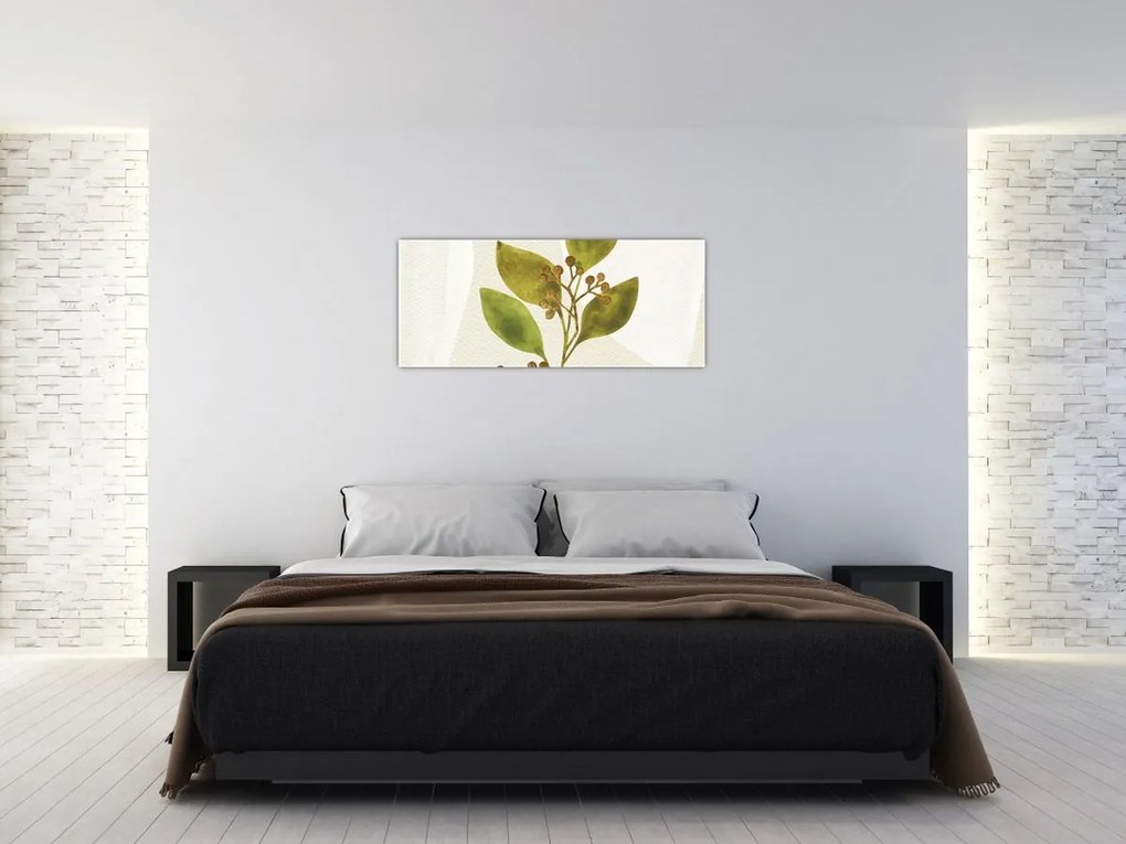 Kép - Akvarell ág N⁰1 (120x50 cm)