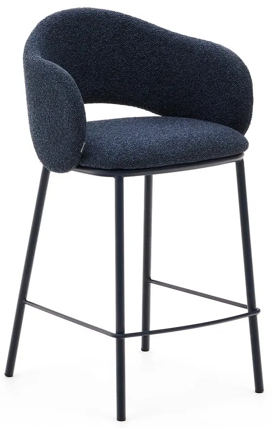 Sötétkék bárszék (ülésmagasság 65 cm) Maina – Kave Home