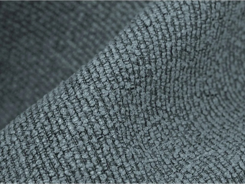 Kék buklé sarokkanapé (U alakú) Aloha – Makamii