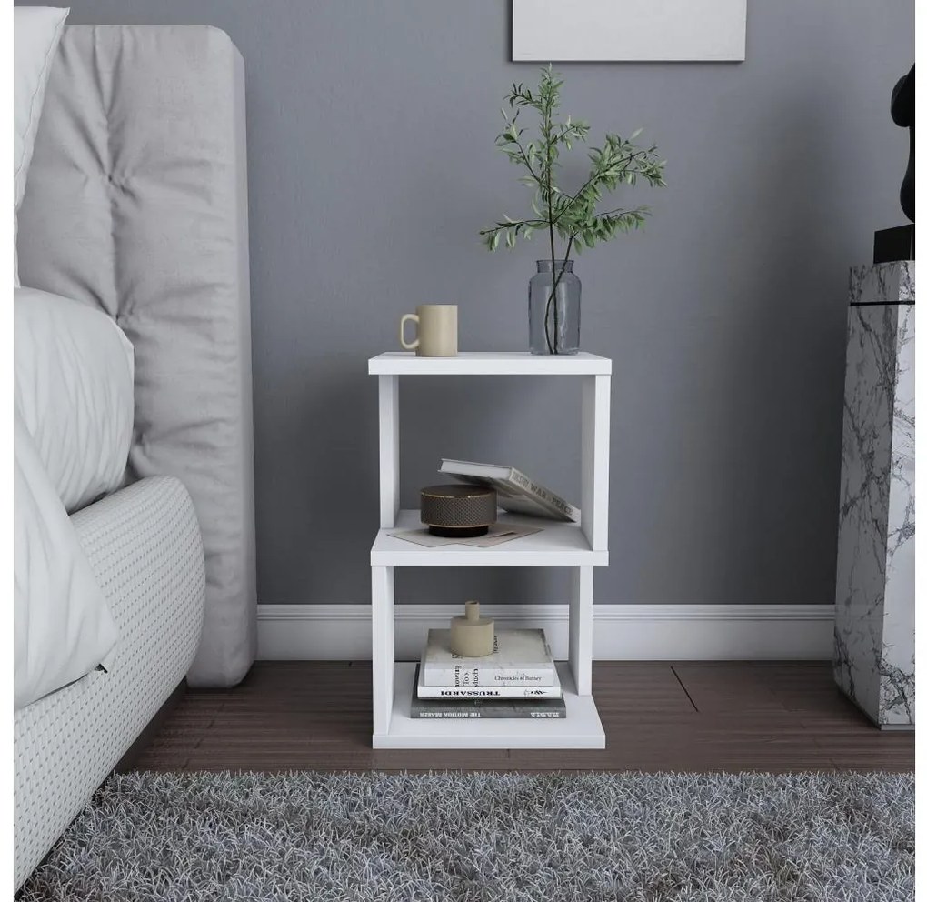 Éjjeliszekrény CARTER 49,4x29,6 cm fehér