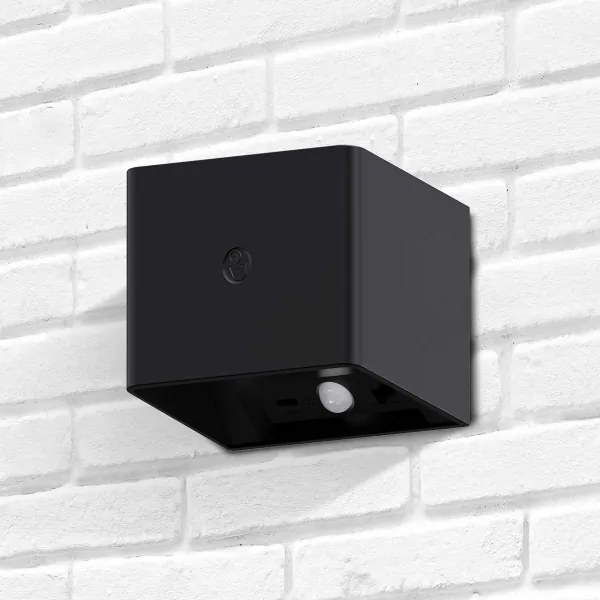 LED Fali lámpa érzékelővel MIRI LED/2,5W/3,7V 3000-6400K 4000 mAh fekete