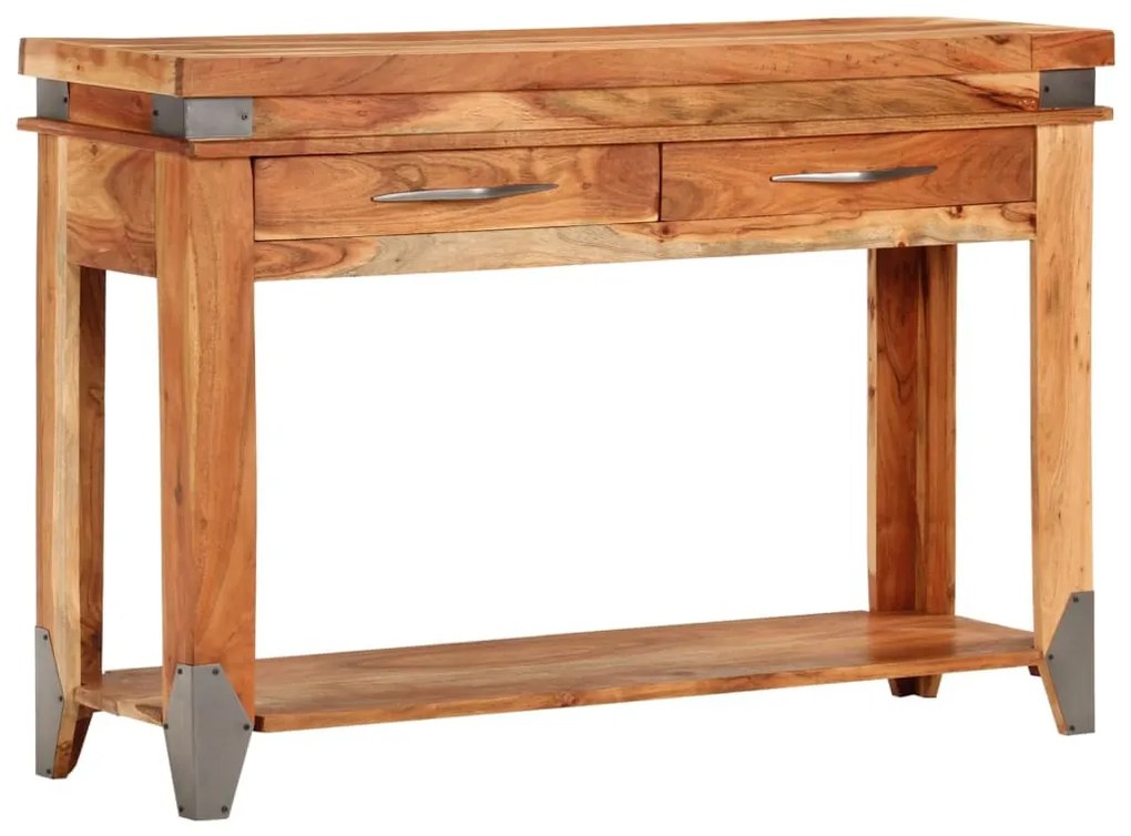 Tömör akácfa tálalóasztal 110 x 34 x 74 cm