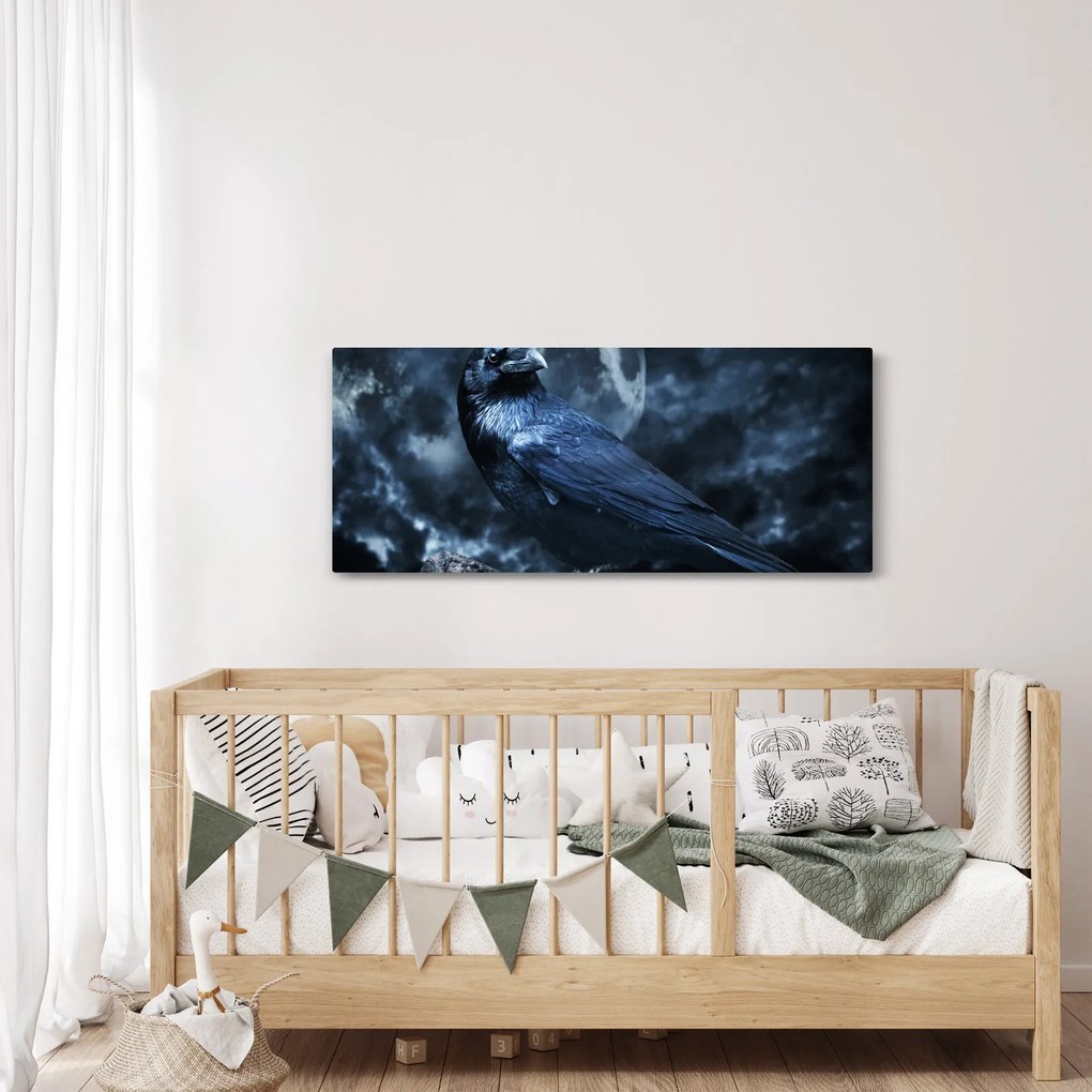 Kép - Holló (120x50 cm)