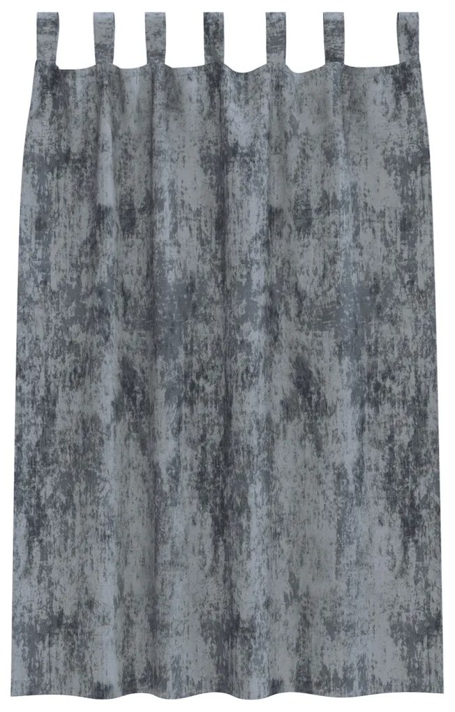 bársonyfuggöny 2 db Gombfüllel Ezüstszürke 175x140 cm