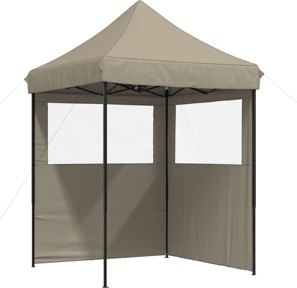 vidaXL Partysátor Tópszínű 200 x 200 x 306 cm Oxford Szövet