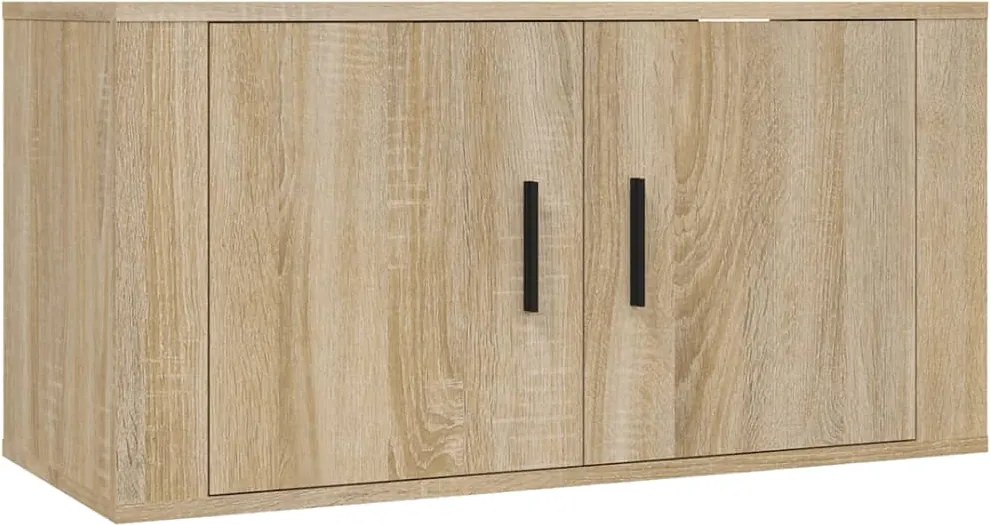 vidaXL sonoma tölgy fali TV-szekrény 80 x 34,5 x 40 cm