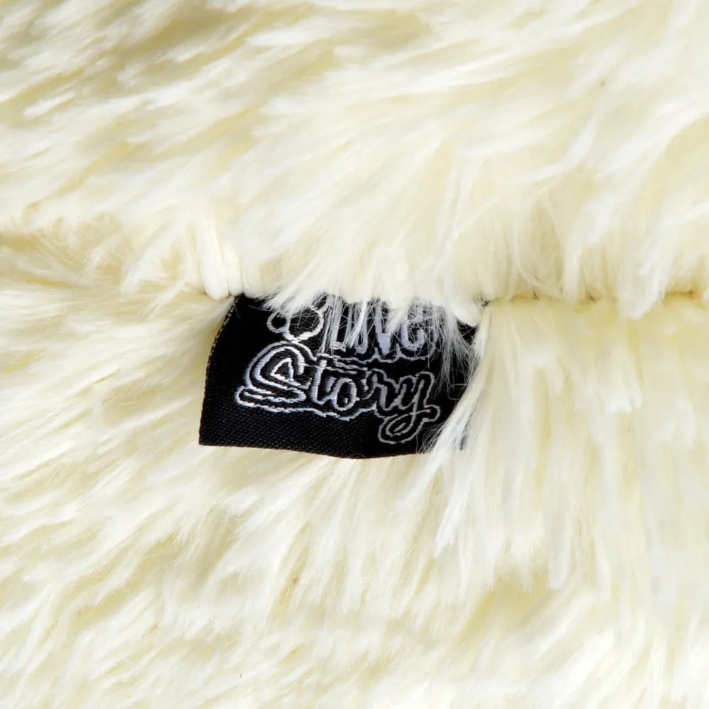 Krémszínű fekhely kutyáknak ø 95 cm – Love Story