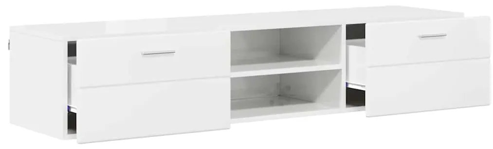 TV szekrény fiókkal Beton szürke 150 x 39 x 30 cm Faanyag