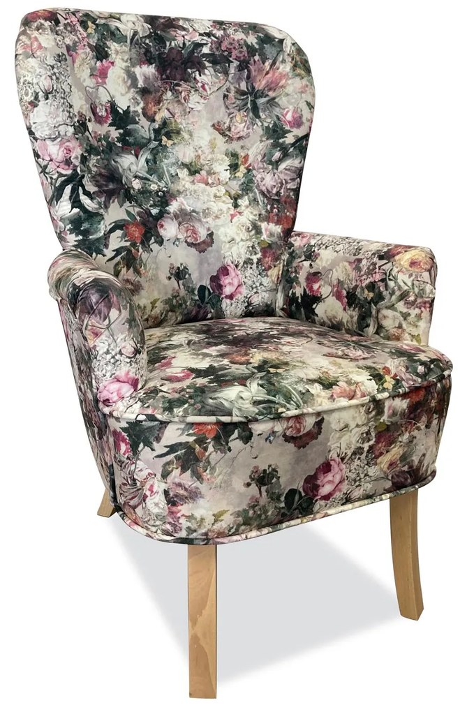 Füles fotel Florta (virág minta). 1069303