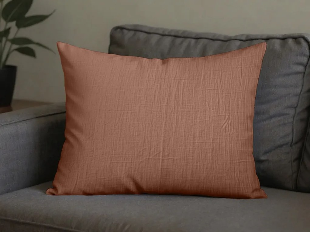 Musselin párnahuzat MUSSARI 70x90 cm, világosbarna