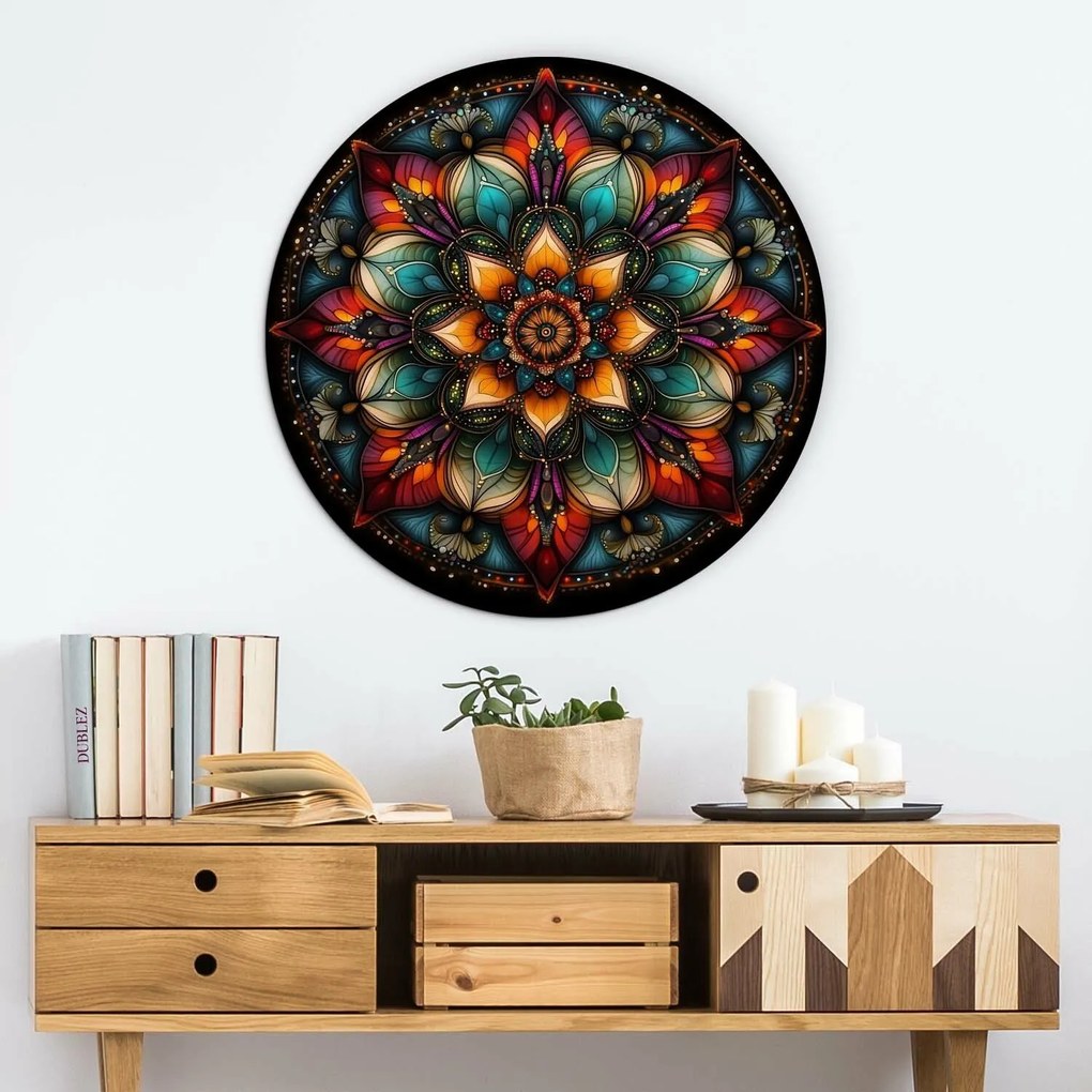 DUBLEZ | Színes kép - Fény Mandala