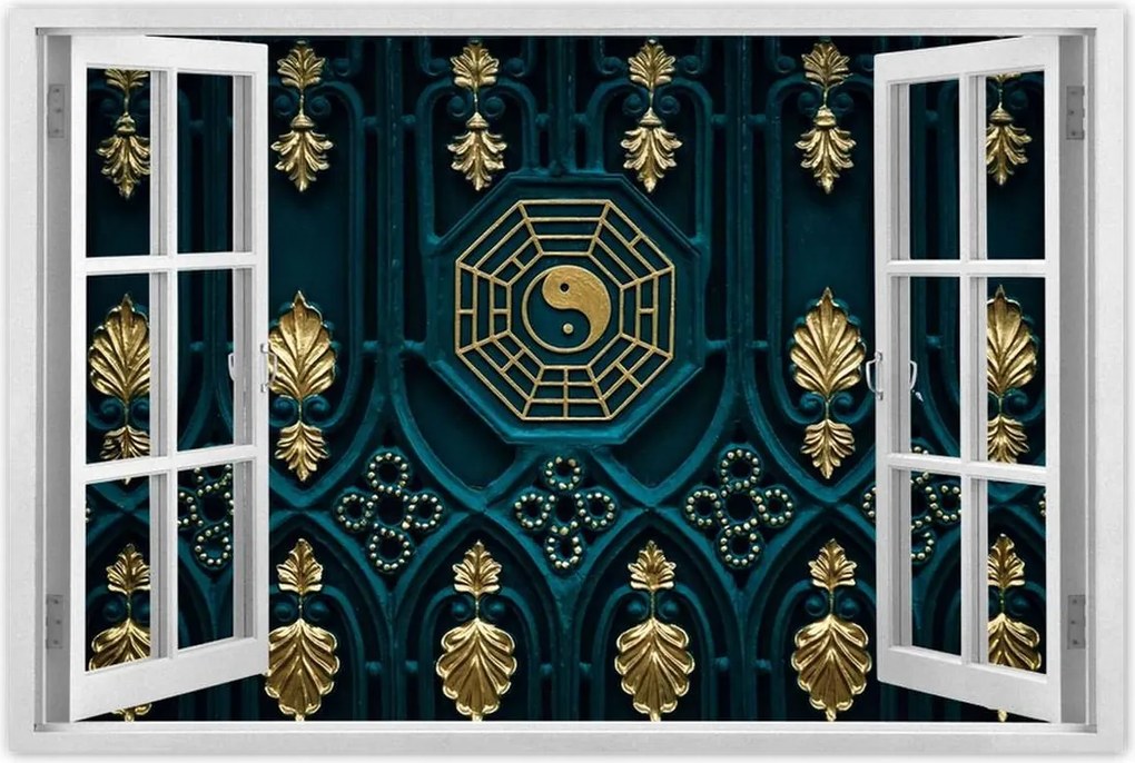 Poszterek 90x60 Absztrakt Arany harmónia