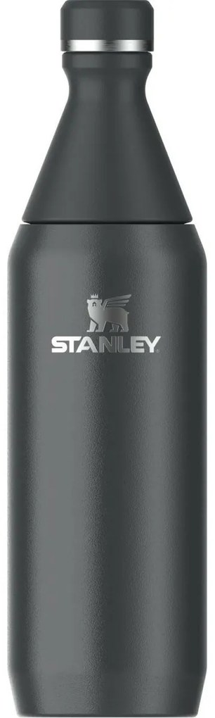 Stanley All Day Slim Bottle 600 ml fekete fényestermosz, 0,6 l