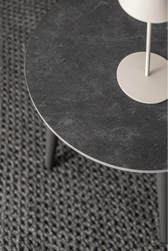 Khaki-szürkésbarna alumínium kétszemélyes kerti lounge szett Millor – Bizzotto