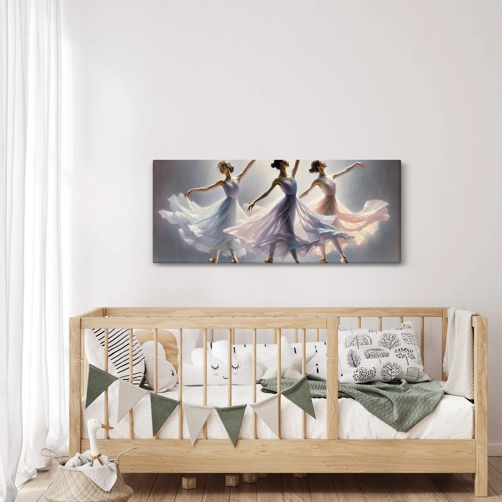 Kép - Három balerina (120x50 cm)