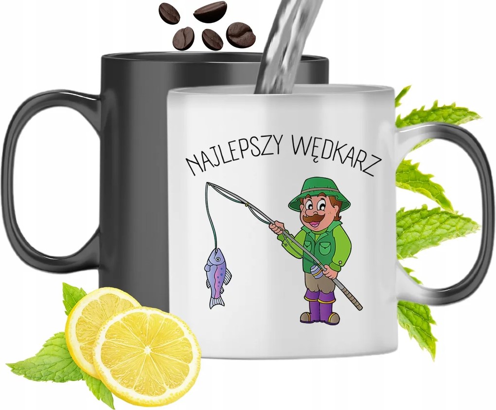 Színváltós Mágikus Bögre Horgászoknak