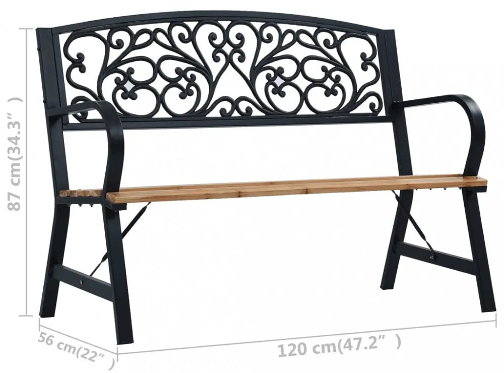 fa kerti pad 120 cm