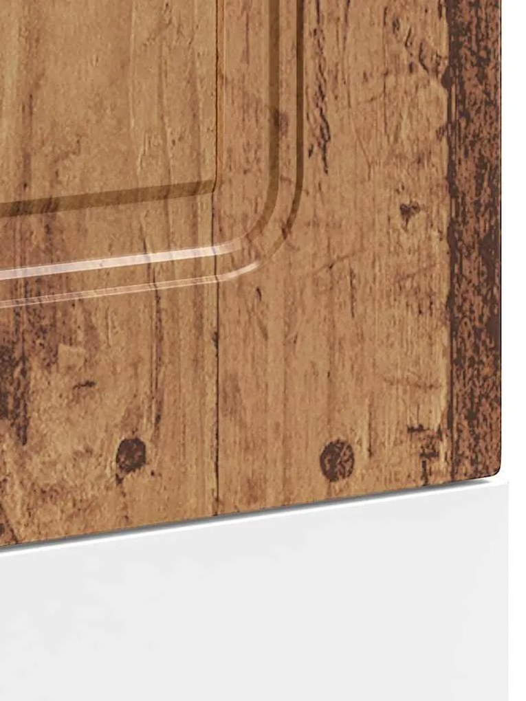 vidaXL mosogatógép panel Kalmar régi fa 45x1,5x67 cm gépesített fa