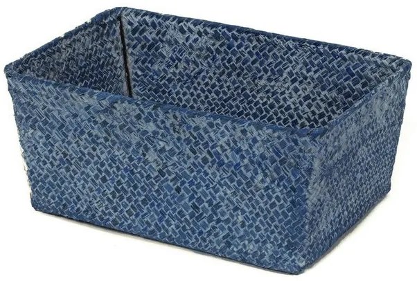 Tömörítő kötött kosár 30 x 20 x 13 cm, világosbarna