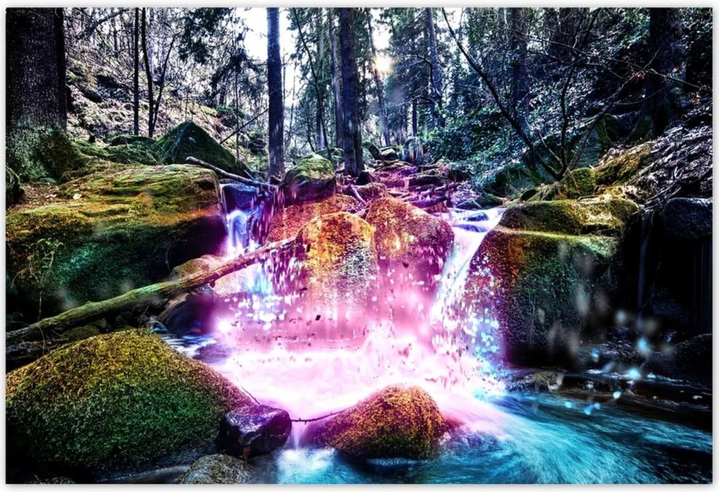 Poszterek 185x125 Patak a hegyekben Tájkép