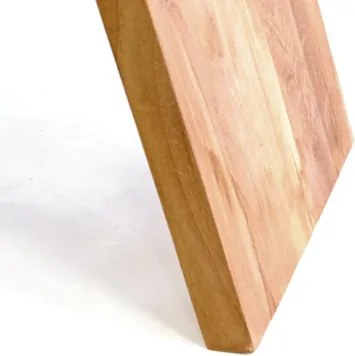 DIVERO Kerti szék sámli  tíkfából