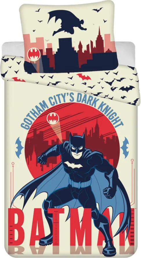 Batman Gotham's Knight ágyneműhuzat 140×200cm, 70x90 cm