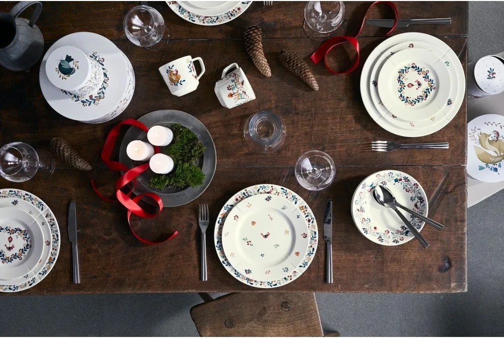 Ezüstszínű rozsdamentes acél evőeszköz készlet 16 db-os Grand Cru – Rosendahl