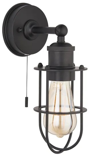 Endon 99948 - Fürdőszobai fali lámpatest CREW 1xE27/6W/230V IP44 fekete