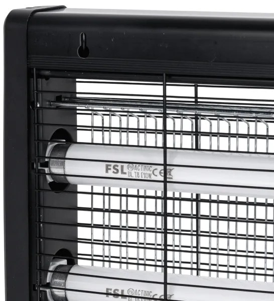 Brilagi - Elektromos rovarcsapda 2xUV/18W/230V 100 m2 fekete