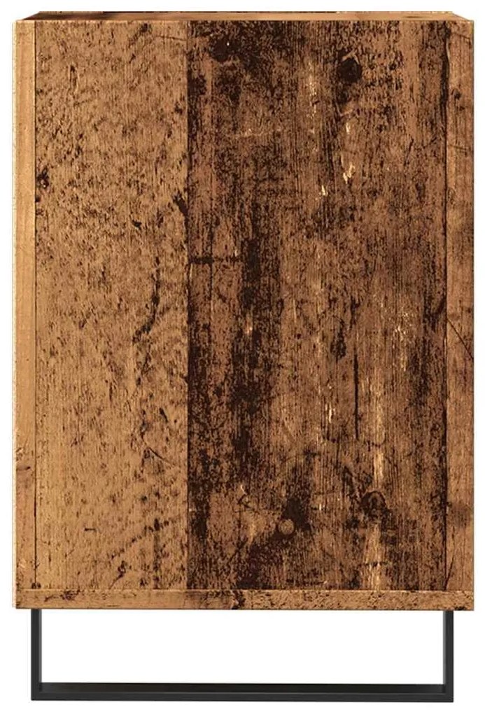 antik fa színű szerelt fa TV-szekrény 100x35x55 cm