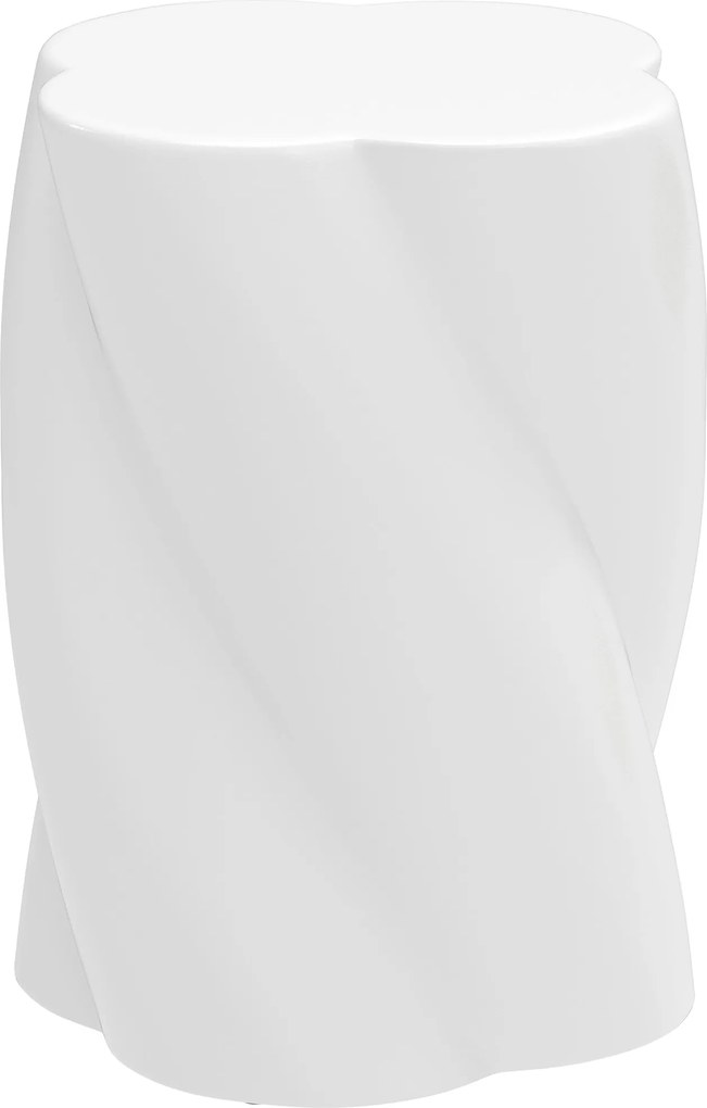 Outsunny Kerámia Spirál Zsámoly 120kg Teherbírás Ø33 x 45 cm Időjárásálló Kerti Zsámoly Fedéllel Oldaltámasz Virág Zsámoly Lábpihenő Beltéri Kültéri K