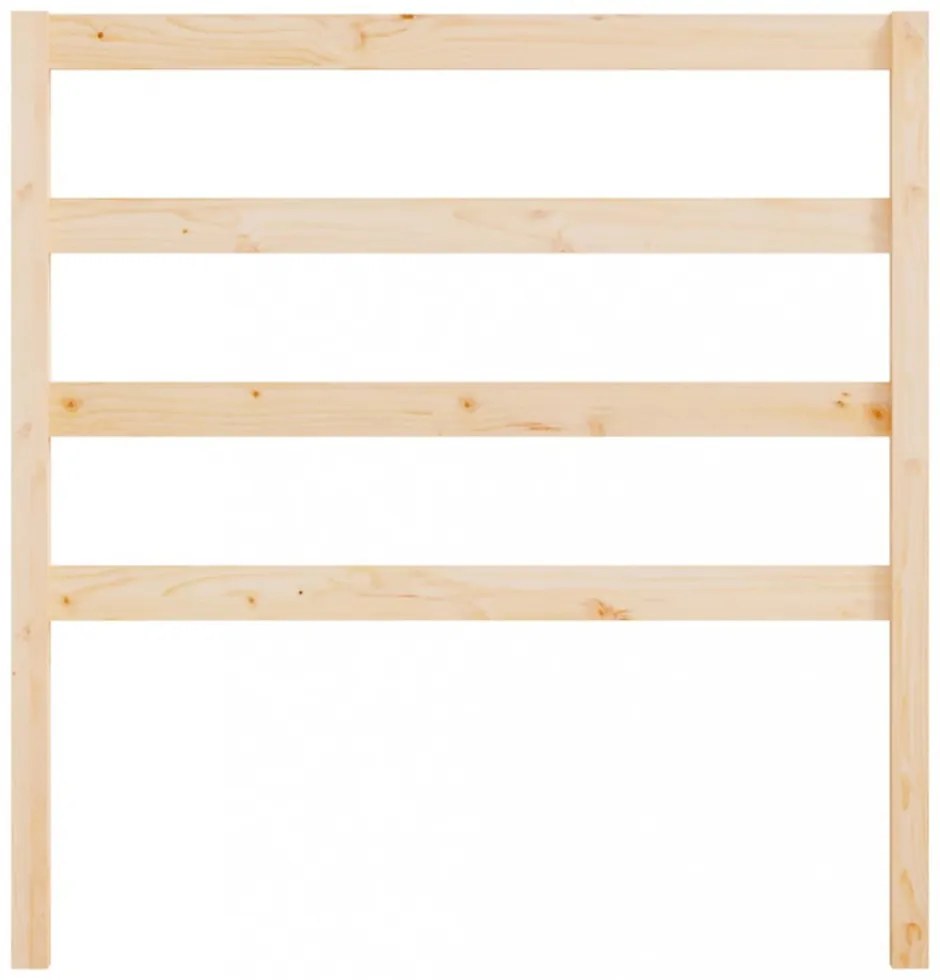 tömör fenyőfa ágy fejtámla 95 x 4 x 100 cm