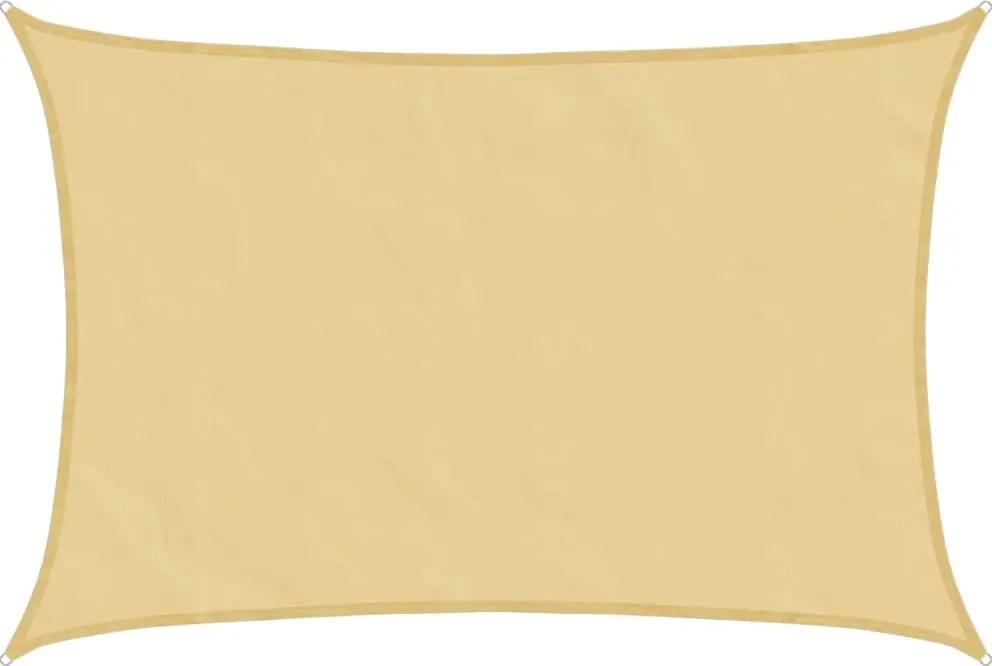 vidaXL homokszínű 100% oxford szövet napvitorla 4,5x3,5 m