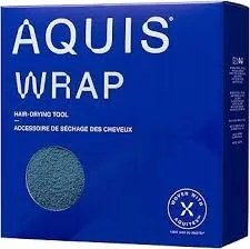 Aquis Hair Wrap Hair Drying Turbán törölköző Csökkenti a haj puffadását Usa