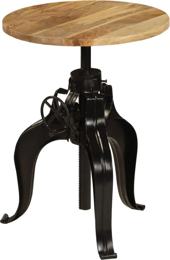 vidaXL tömör mangófa bárasztal 60 x (76-110) cm