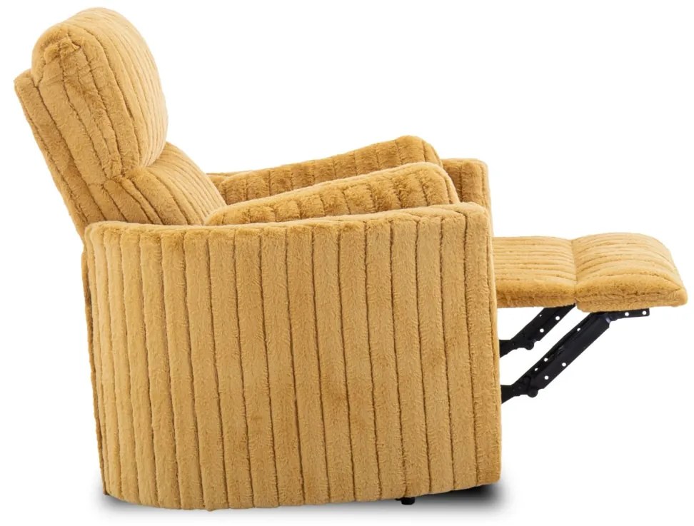 Tv és Pihenőfotel Mustár Színben. RAUL