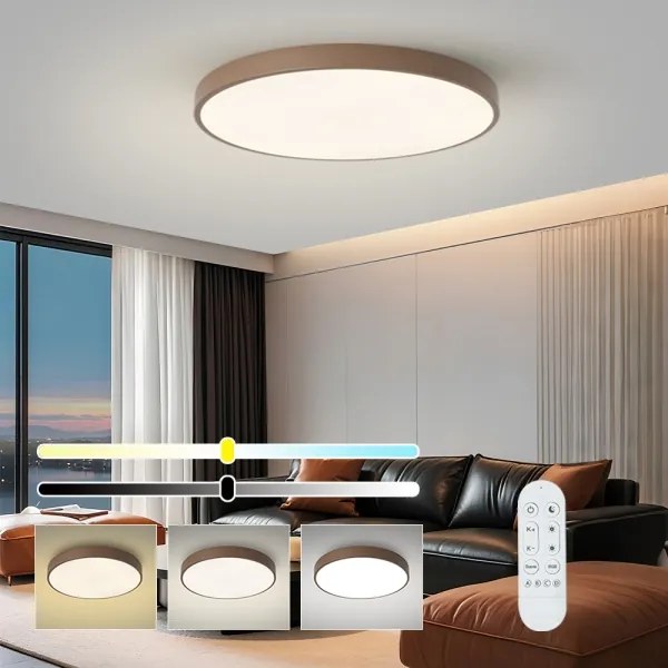 Brilagi-LED dimmelhető lámpatest POOL SMART LED/100W/230V 80 cm Wi-Fi Tuya+távirányító barna