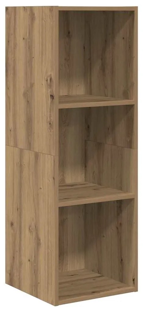 Fali TV Szekrény 4 pcs kézműves tölgy 37 x 37 x 107.5 cm