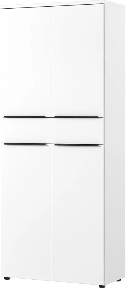 Fehér ruhásszekrény 81x197 cm Mailand – Germania