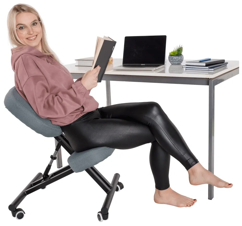 Ergonomikus irodai fotel Kilo (világosszürke + fekete). 1016262