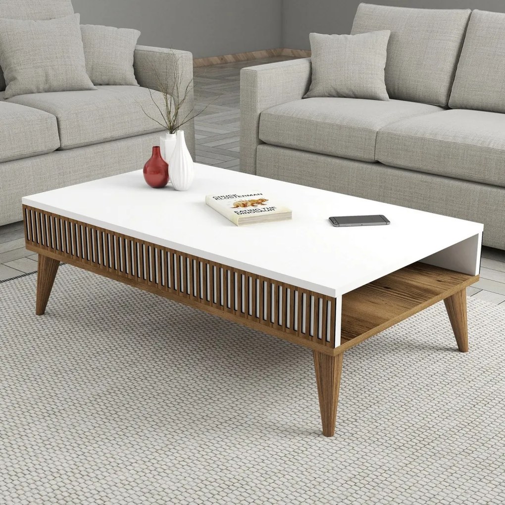 Milan - Walnut, White