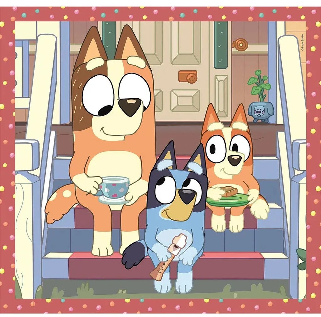 Bluey Together 3x48 db-os puzzle Clementoni