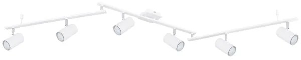 Globo 57910-6W - Spotlámpa ROBBY 6xGU10/35W/230V fehér
