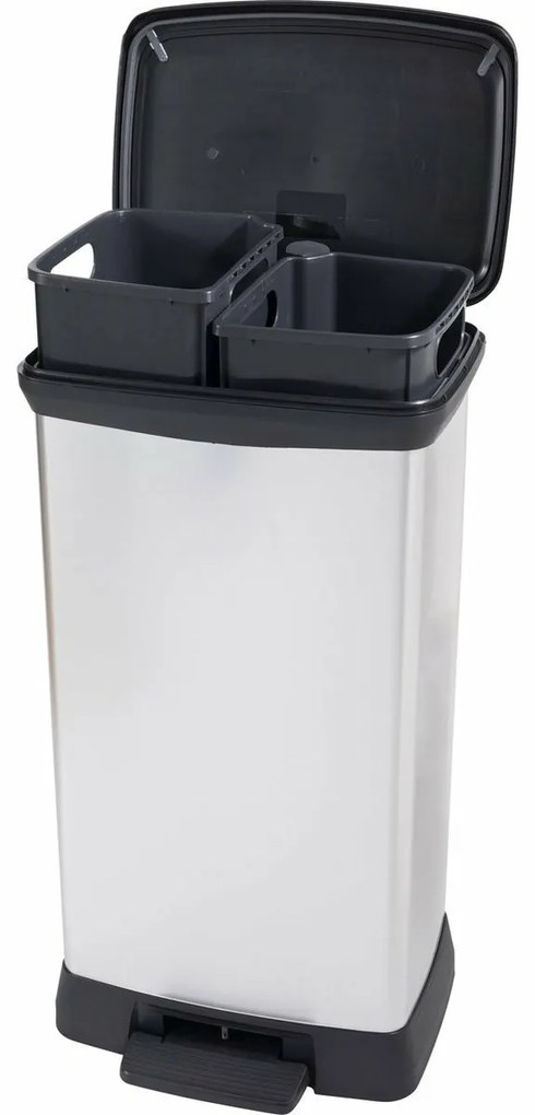 Curver DECO BIN pedálos kuka, 23 + 23 l